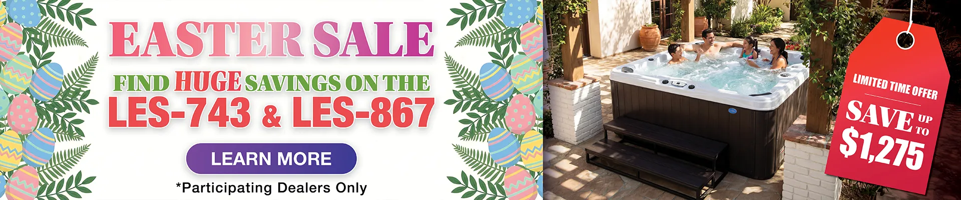 Calspas hot tub being used in a family setting - Springville